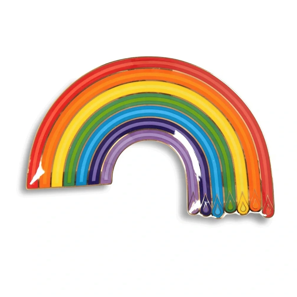 JONATHAN ADLER ~ DRIPPING RAINBOW TRINKET TRAY